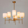 Миниатюра фото потолочная люстра на штанге arte lamp debora a4108lm-6pb | 220svet.ru