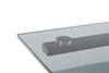 Миниатюра фото стол журнальный приставной стекло тонированное 50*50*50см garda decor 57el-11011 | 220svet.ru