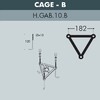 Миниатюра фото садово-парковый фонарь fumagalli artu bisso/cefa 3+1 u23.158.s31.bxe27 | 220svet.ru