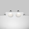 Миниатюра фото встраиваемый светильник maytoni gyps modern dl002-dw-02-w | 220svet.ru
