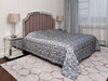Миниатюра фото покрывало houston синее со стежкой 260*260 garda decor 121gd-14615 | 220svet.ru