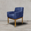Миниатюра фото полукресло roomers c0197-1d/blue #b126 | 220svet.ru