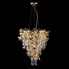 Миниатюра фото подвесная люстра crystal lux romeo sp10 gold d600 | 220svet.ru