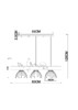 Миниатюра фото подвесной светильник arte lamp caprice a4183sp-3br | 220svet.ru