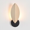 Миниатюра фото бра lumion leaf 8396/1w золотой/черный | 220svet.ru