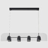 Миниатюра фото подвесной светильник crystal lux element sp48w led black | 220svet.ru