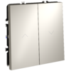 Миниатюра фото выключатель встраиваемый для жалюзи 10а voltum s70 vls020703 (кашемир) | 220svet.ru