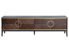 Миниатюра фото тумба под tv 4-х дверная шпон garda decor 151sv-10003 | 220svet.ru