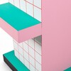 Миниатюра фото приставной столик supersidetable red grid seletti | 220svet.ru