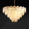 Миниатюра фото подвесная люстра delight collection 6302p/d800 gold/white | 220svet.ru
