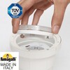 Миниатюра фото грунтовый светильник fumagalli ceci 120-sq 2f4.000.000.axg1l | 220svet.ru