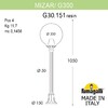Миниатюра фото садовый светильник-столбик fumagalli mizar.r/g300 g30.151.000.bxe27 | 220svet.ru
