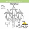 Миниатюра фото садово-парковый фонарь fumagalli ricu bisso/rut 3+1 e26.157.s31.aye27 | 220svet.ru