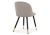 Миниатюра фото стул gabi latte / black / gold | 220svet.ru