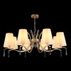 Миниатюра фото подвесная люстра crystal lux renata sp8 gold | 220svet.ru