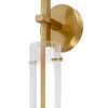 Миниатюра фото бра indigo vitreo 11067/1w brass v000177l | 220svet.ru