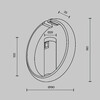 Миниатюра фото трековый светильник maytoni zero flarity tr230-1-10w3k-b | 220svet.ru