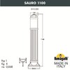 Миниатюра фото садовый светильник-столбик fumagalli sauro 1100  d15.555.000.lyf1r | 220svet.ru
