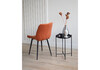 Миниатюра фото стул на металлокаркасе woodville челси к терракотовый (zd 432) / черный 632521 | 220svet.ru