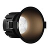 Миниатюра фото встраиваемый светильник italline it06-6025 black 3000k | 220svet.ru