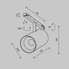 Миниатюра фото трековый низковольтный светильник maytoni focus led exility x tr243-4-18wtw-dsz-b | 220svet.ru