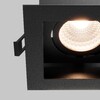 Миниатюра фото встраиваемый светильник maytoni metal modern dl008-12w2.7-3-4k-b | 220svet.ru