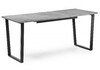 Миниатюра фото стол деревянный раскладной лота лофт 120 25 мм черный матовый / бетон | 220svet.ru