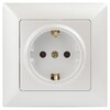 Миниатюра фото розетка эра intro solo schuko 2p+e 16a 250v перламутровый 4-202-06 б0053654 | 220svet.ru