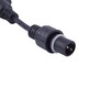 Миниатюра фото провод-шина для гирлянд uniel ucx-f90 t10/2m/bk ul-00013219 | 220svet.ru