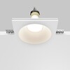 Миниатюра фото встраиваемый светильник maytoni gyps modern dl129-gu10-01-w | 220svet.ru