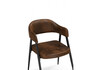 Миниатюра фото стул на металлокаркасе woodville twin brown / black 15923 | 220svet.ru