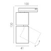 Миниатюра фото трековый однофазный светильник 5w 250lm lightstar barra volta cct 227017 | 220svet.ru