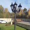Миниатюра фото парковый фонарь fumagalli tabor ofir/rut 3l+1 e26.205.r31.axe27 | 220svet.ru