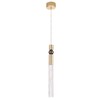 Миниатюра фото подвесной светодиодный светильник crystal lux cielo sp5w led gold | 220svet.ru