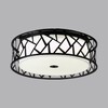 Миниатюра фото потолочный светильник с пультом ду sonex fabiana 7700/60l черный | 220svet.ru