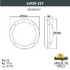 Миниатюра фото уличное бра fumagalli lucia 1r3.000.000.lye27 | 220svet.ru