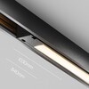 Миниатюра фото трековый низковольтный светильник maytoni basis exility x tr240-4-18wtw-dd2-b | 220svet.ru