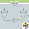 Миниатюра фото светильник уличный настенный fumagalli eva/simon u33.181.000.axh27 | 220svet.ru