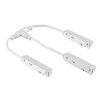 Миниатюра фото коннектор токопроводящий т-образный соединитель 48v lightstar uno 509293w | 220svet.ru
