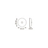 Миниатюра фото бра 10w 3000k lightstar grazia  689614 | 220svet.ru