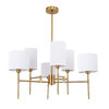 Миниатюра фото потолочная люстра на штанге arte lamp debora a4108lm-6pb | 220svet.ru