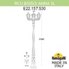 Миниатюра фото садово-парковый фонарь fumagalli ricu bisso/anna 3l e22.157.s30.wxe27 | 220svet.ru