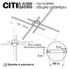 Миниатюра фото потолочная люстра с пультом ду citilux trent cl203640 | 220svet.ru