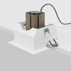 Миниатюра фото встраиваемый светильник maytoni metal modern dl008-12w2.7-3-4k-w | 220svet.ru