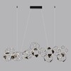 Миниатюра фото подвесная люстра odeon light trellis 5087/64l черный хром | 220svet.ru