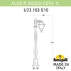 Миниатюра фото садовый светильник-столбик fumagalli aloe.r/cefa 1l u23.163.s10.vxe27 | 220svet.ru
