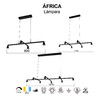 Миниатюра фото подвесной светильник mantra africa 9409 | 220svet.ru