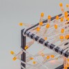 Миниатюра фото гирлянда нить с колпачком 10м оранжевая 24в, 100 led, провод прозрачный пвх, ip65 ltc pst100cap-10-1or | 220svet.ru