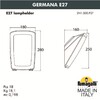 Миниатюра фото уличное бра fumagalli germana 2n1.000.000.lyf1r | 220svet.ru