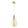 Миниатюра фото подвесной светильник crystal lux gaudi sp4w led amber | 220svet.ru